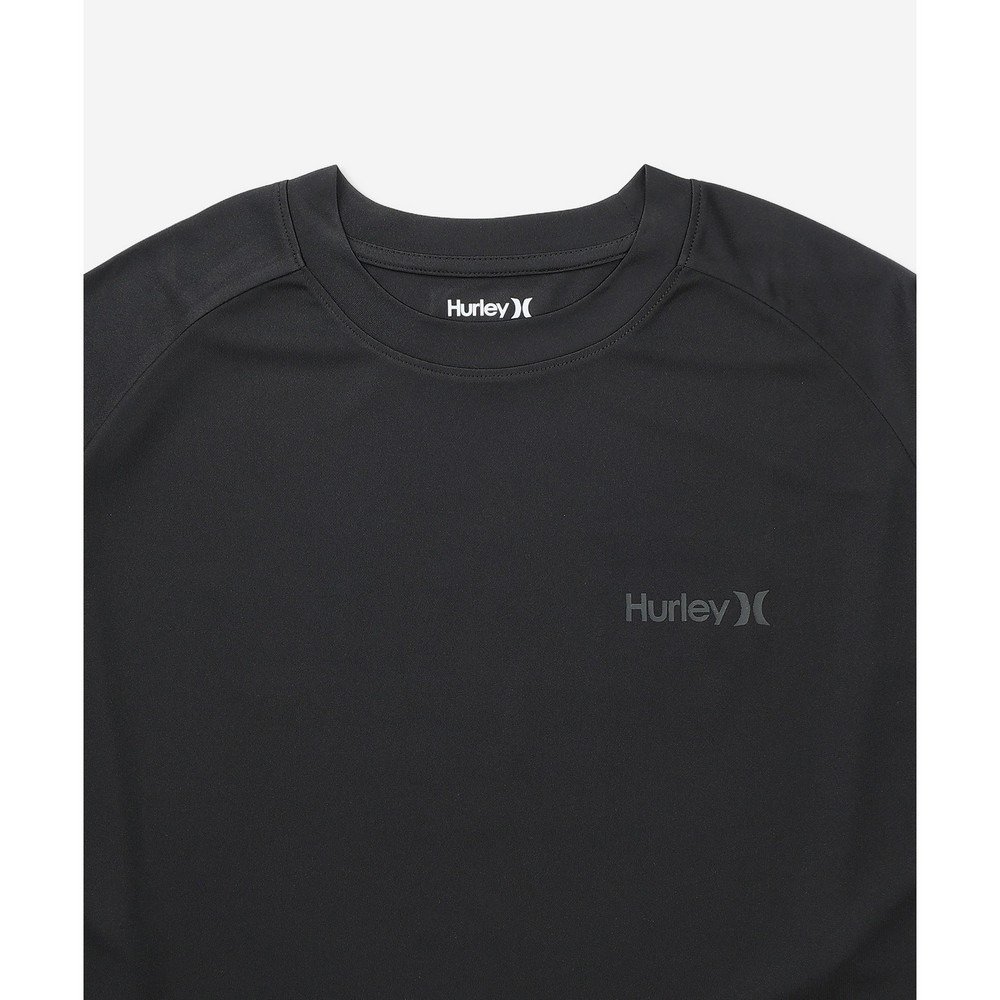 ハーレー（HURLEY）（メンズ）ラッシュガード アーチロゴ 長袖Tシャツ MSRG261059-BKBK