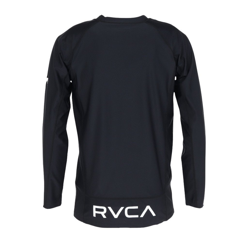 ルーカ（RVCA）（メンズ）水陸両用 NATURE INDUSTRY VA 長袖ラッシュガード BG04A851 BLK