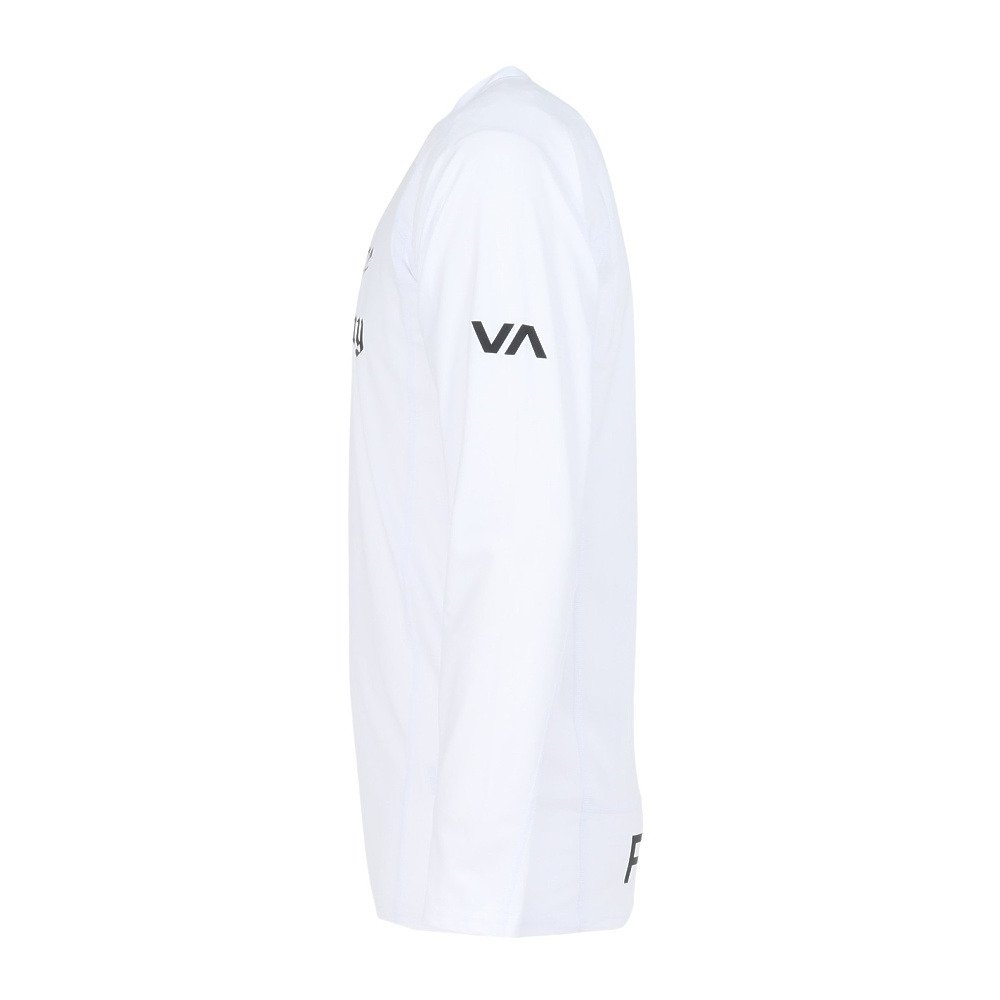 ルーカ（RVCA）（メンズ）水陸両用 NATURE INDUSTRY VA 長袖ラッシュガード BG04A851 WHT