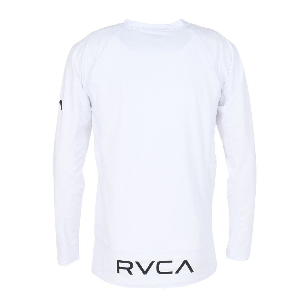ルーカ（RVCA）（メンズ）水陸両用 NATURE INDUSTRY VA 長袖ラッシュガード BG04A851 WHT