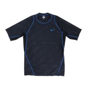 ナイキ（NIKE）（メンズ）メンズラッシュガード 半袖 2982909-19 ネイビー UVカット 紫外線対策