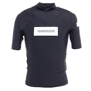 クイックシルバー（Quiksilver）（メンズ）ラッシュガード 半袖 子供 ジュニア ブラック UVカット HEAVEN SR QLY202611T