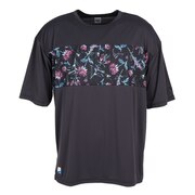 アリーナ（ARENA）（メンズ）ラッシュガード 半袖 Tシャツ UVカット 水陸両用 T-BODY ASN-0446 BLK ブラック アウトドア スポーツ 海 サーフィン