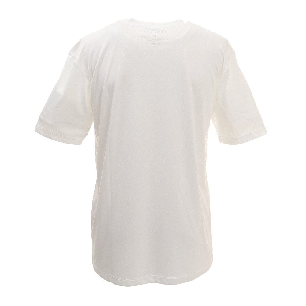 ハーレー（HURLEY）（メンズ）ラッシュガード 半袖 Tシャツ ショートスリーブ ONE AND ONLY MRG2100007-WHT ホワイト UVカット 水陸両用 紫外線対策 UPF50+