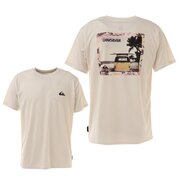 クイックシルバー（Quiksilver）（メンズ）ラッシュガード 半袖 Tシャツ ホワイト UVカット UPF50+ 紫外線対策 ENDLESS YELLOW 21SU QLY212013 OWT