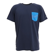 ナイキ（NIKE）（メンズ）ラッシュガード 半袖 Tシャツ メンズ UVカット UPF40+ 紫外線対策 22SS NESSC654 アウトラインロゴ 2992052-08