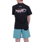 フットマーク（FOOTMARK）（メンズ）ラッシュガード 半袖 Tシャツ UVカット プルオーバー 防虫&吸水速乾 バックプリント 3100105-09