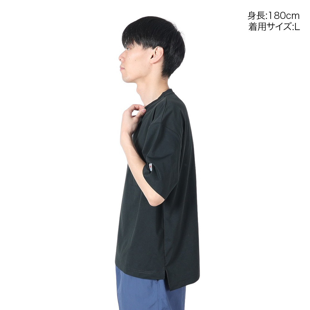 フットマーク（FOOTMARK）（メンズ）ラッシュガード 半袖 Tシャツ ポケット付き UVカット 防虫&吸水速乾 3100114-09