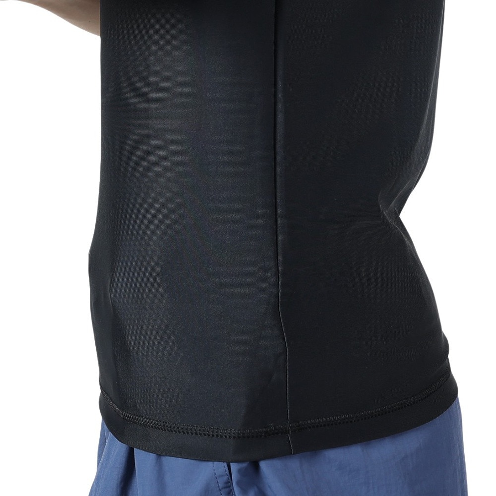 フットマーク（FOOTMARK）（メンズ）ラッシュガード 半袖 Tシャツ UVカット UPF50+ 半袖かぶりラッシュガード 0242300BLK