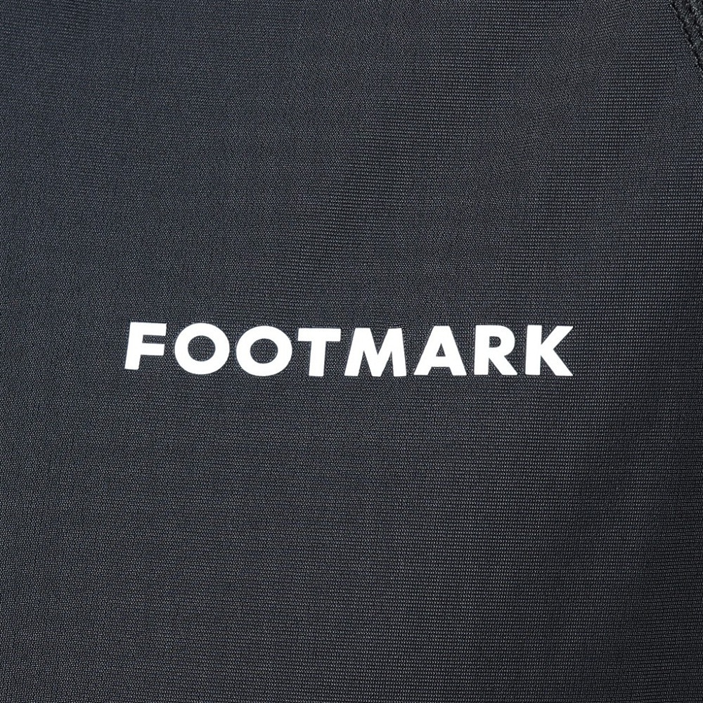 フットマーク（FOOTMARK）（メンズ）ラッシュガード 半袖 Tシャツ UVカット UPF50+ 半袖かぶりラッシュガード 0242300BLK