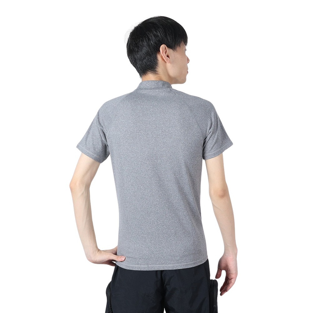 フットマーク（FOOTMARK）（メンズ）ラッシュガード 半袖 Tシャツ UVカット UPF50+ 半袖かぶりラッシュガード 0242300MGRY