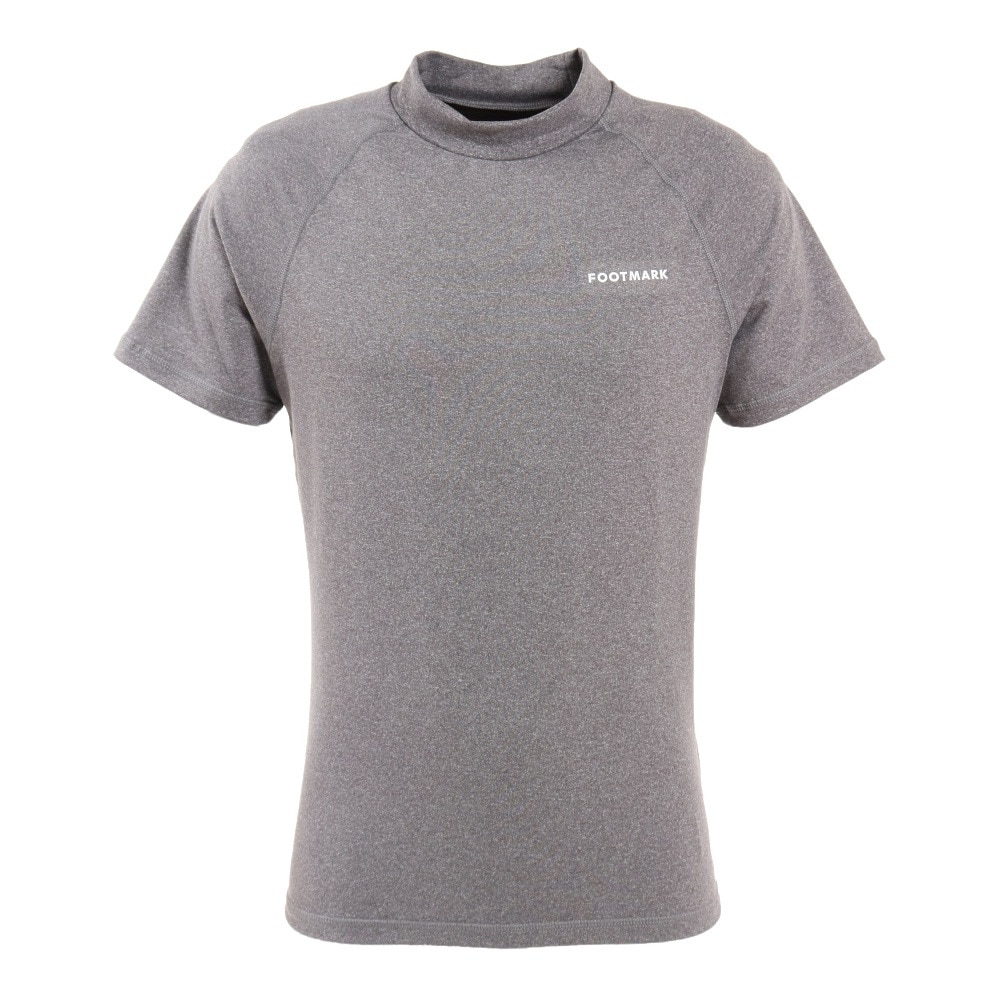 フットマーク（FOOTMARK）（メンズ）ラッシュガード 半袖 Tシャツ UVカット UPF50+ 半袖かぶりラッシュガード 0242300MGRY