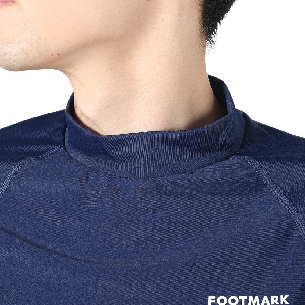 フットマーク（FOOTMARK）（メンズ）ラッシュガード 半袖 Tシャツ UVカット UPF50+ 半袖かぶりラッシュガード 0242300NVY