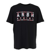 エアボーン（ARBN）（メンズ）半袖ラッシュガード 22S-ARBN-037SS-BLK