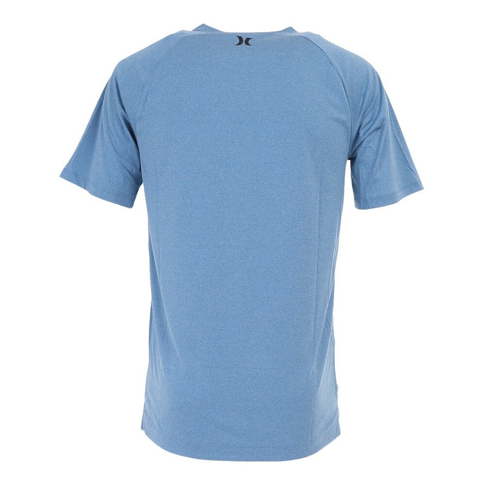 ハーレー（HURLEY）（メンズ）ラッシュガード 半袖 Tシャツ メンズ ブルー UVカット 紫外線対策 UPF50+ 水陸両用 QUICK DRY AV5551-481