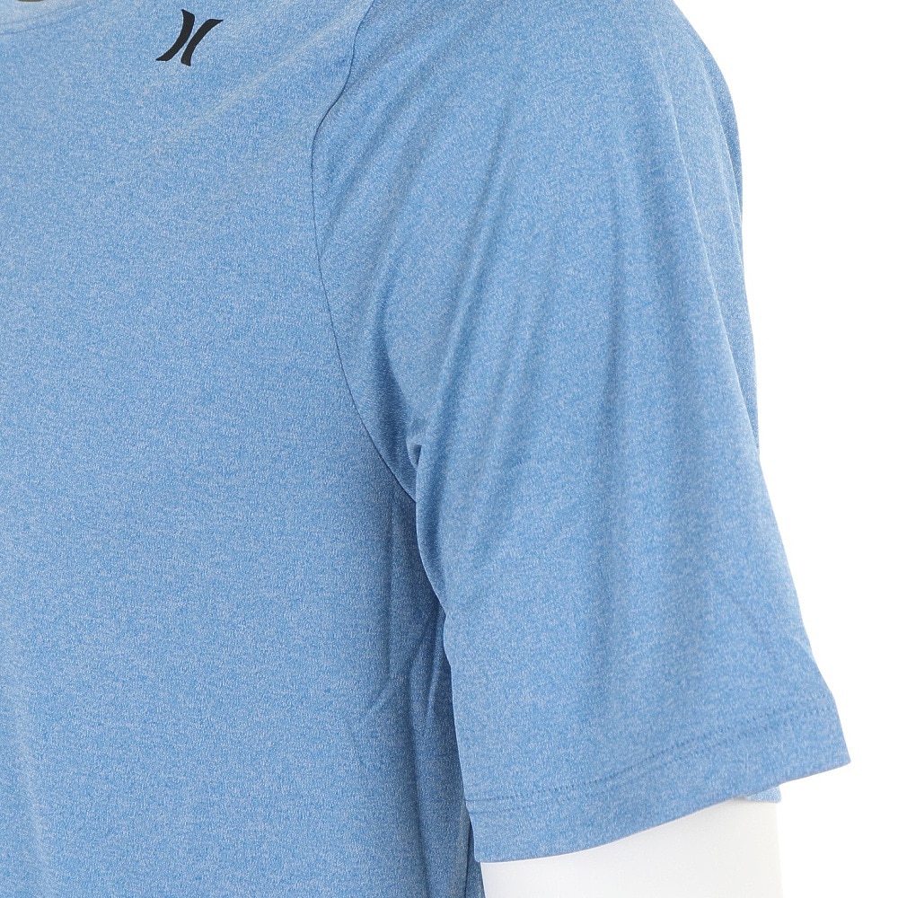 ハーレー（HURLEY）（メンズ）ラッシュガード 半袖 Tシャツ メンズ ブルー UVカット 紫外線対策 UPF50+ 水陸両用 QUICK DRY AV5551-481