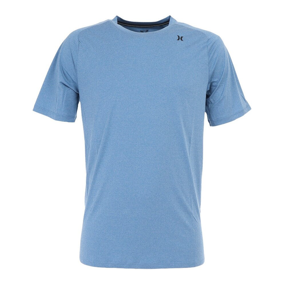 ハーレー（HURLEY）（メンズ）ラッシュガード 半袖 Tシャツ メンズ ブルー UVカット 紫外線対策 UPF50+ 水陸両用 QUICK DRY AV5551-481