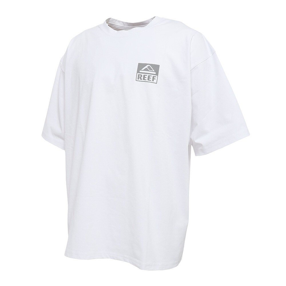 リーフ（REEF）（メンズ）ラッシュガード ロゴ ラッシュ半袖Tシャツ RFTEM2207 WHT