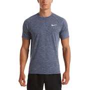 ナイキ（NIKE）（メンズ）ラッシュガード 半袖 Tシャツ UVカット 紫外線対策 ヘザー ショートスリーブ ハイドロガード NESSA589-440
