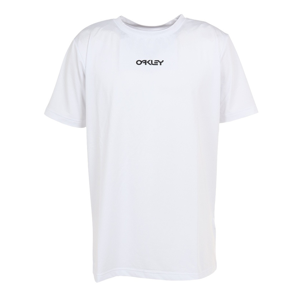 オークリー（OAKLEY）（メンズ）ラッシュガード 半袖 UVカット UPF50+ 紫外線対策 23.0 FOA405176-100 ホワイト