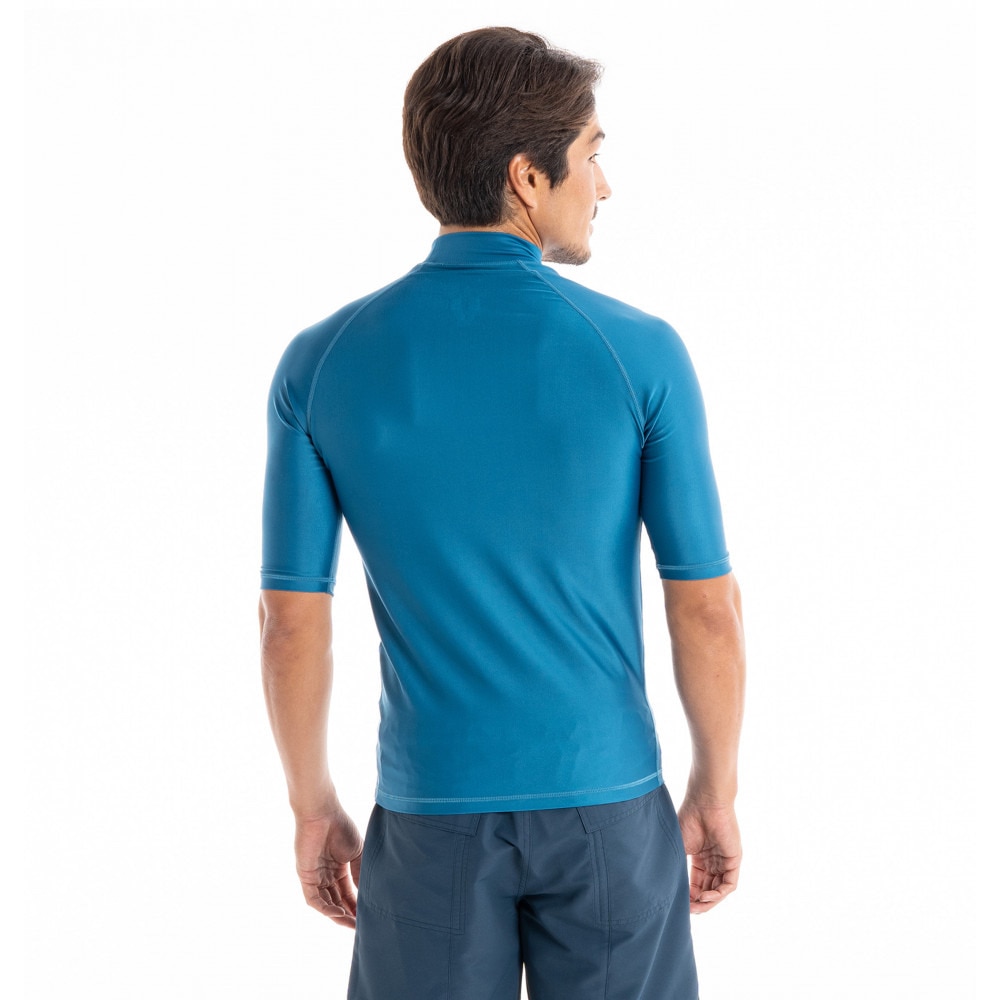 クイックシルバー（Quiksilver）（メンズ）ラッシュガード 半袖 Tシャツ UVカット UPF50+ 水陸両用 NEW TOURS SR 23SP QLY231024 BLU