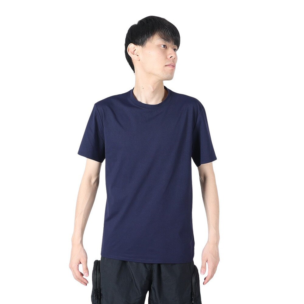 フットマーク（FOOTMARK）（メンズ）ラッシュガード 半袖 Tシャツ UVカット 紫外線対策 防虫&吸水速乾 NATURAL 3100101-19