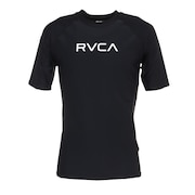 ルーカ（RVCA）（メンズ）ラッシュガード 半袖 Tシャツ 吸汗速乾 UVカット UPF50+ 紫外線対策 アウトドア スポーツ BD041872 BLK