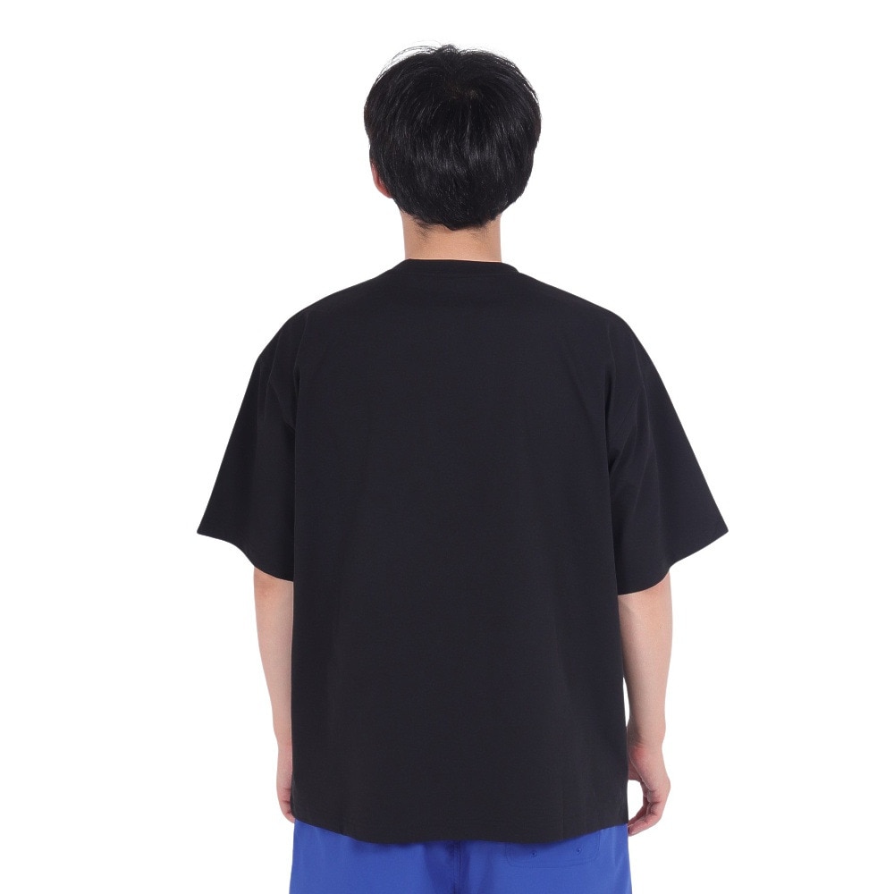 リーフ（REEF）（メンズ）ラッシュガード 半袖 Tシャツ UVカット 紫外線対策 ロゴ RFTEM2321 BLK Lサイズ