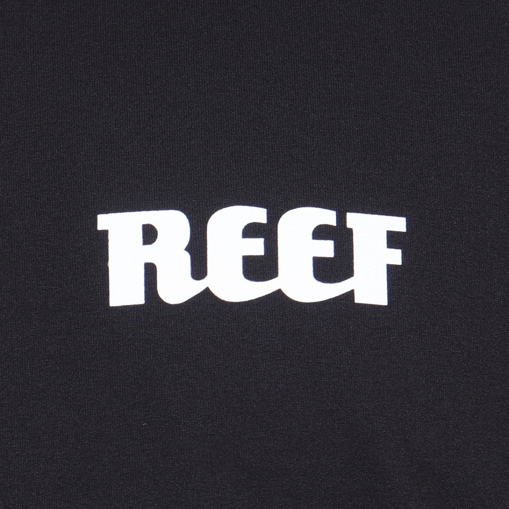 リーフ（REEF）（メンズ）ラッシュガード 半袖 Tシャツ UVカット 紫外線対策 ロゴ RFTEM2321 BLK Lサイズ