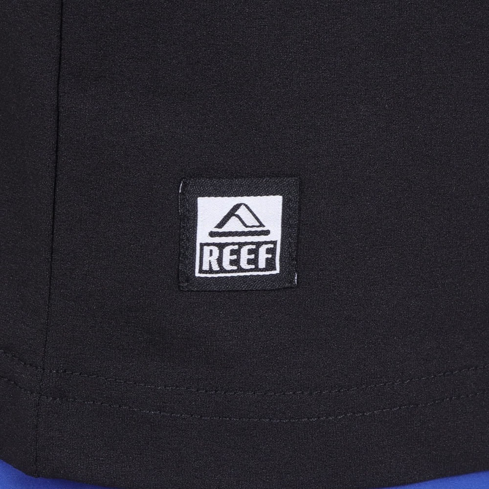 リーフ（REEF）（メンズ）ラッシュガード 半袖 Tシャツ UVカット 紫外線対策 ロゴ RFTEM2321 BLK Lサイズ