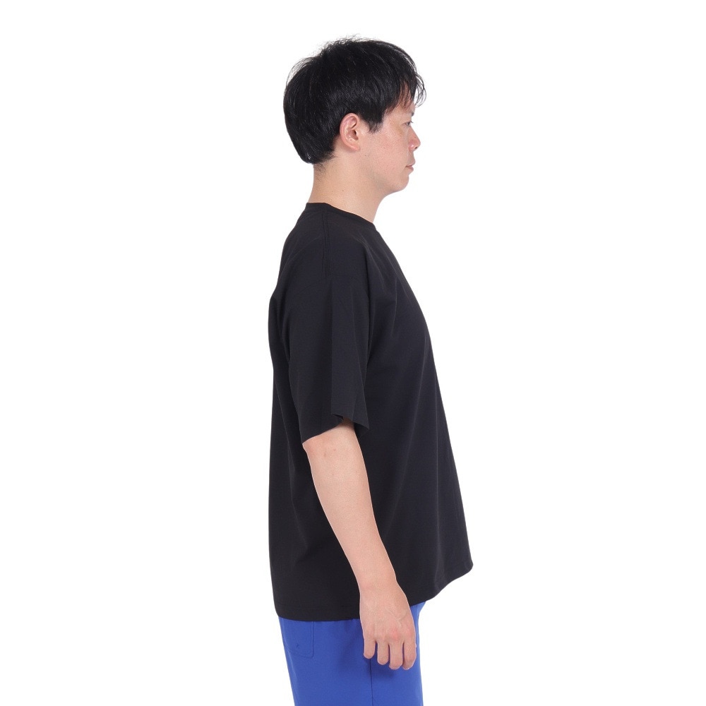 リーフ（REEF）（メンズ）ラッシュガード 半袖 Tシャツ UVカット 紫外線対策 ロゴ RFTEM2321 BLK Mサイズ