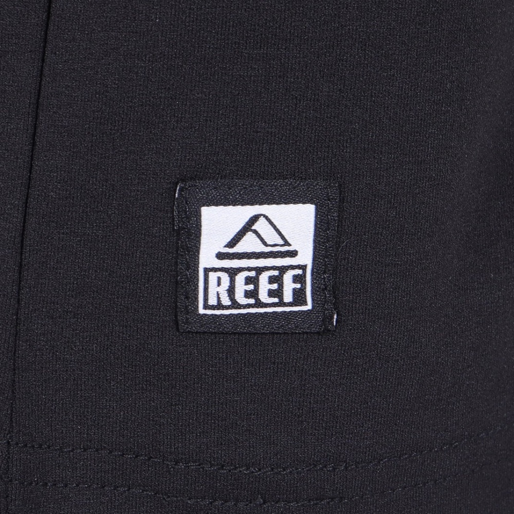 リーフ（REEF）（メンズ）ラッシュガード 半袖 Tシャツ UVカット 紫外線対策 ロゴ RFTEM2321 BLK Mサイズ
