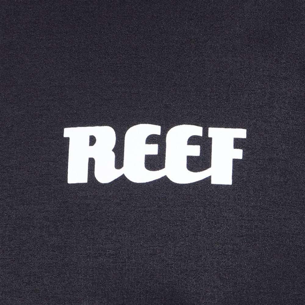 リーフ（REEF）（メンズ）ラッラッシュガード 半袖 Tシャツ UVカット 紫外線対策 ロゴ RFTEM2321 BLK LLサイズ