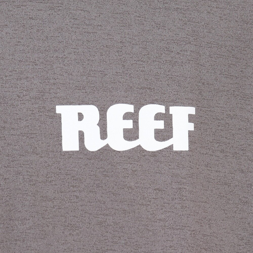 リーフ（REEF）（メンズ）ラッシュガード 半袖 Tシャツ UVカット 紫外線対策 ロゴ RFTEM2321 CHARCOAL Lサイズ