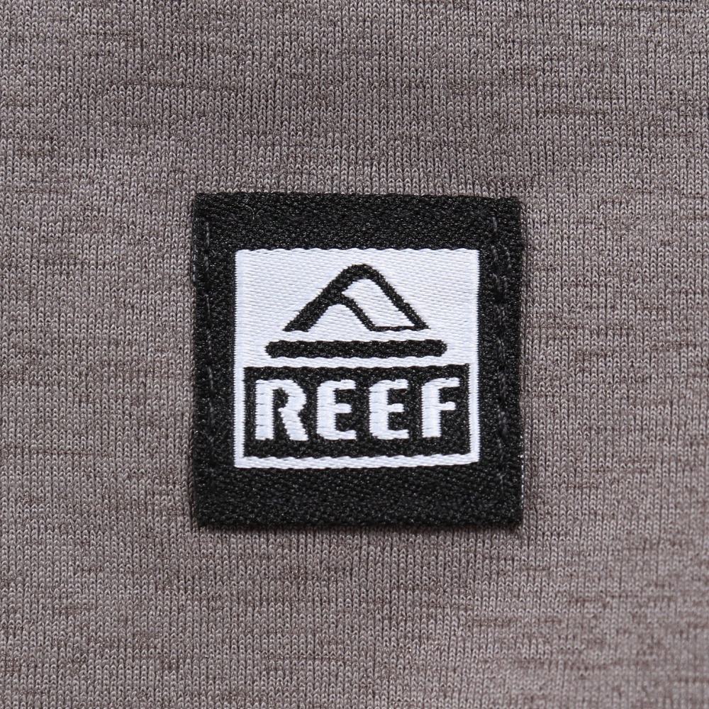 リーフ（REEF）（メンズ）ラッシュガード 半袖 Tシャツ UVカット 紫外線対策 ロゴ RFTEM2321 CHARCOAL Lサイズ