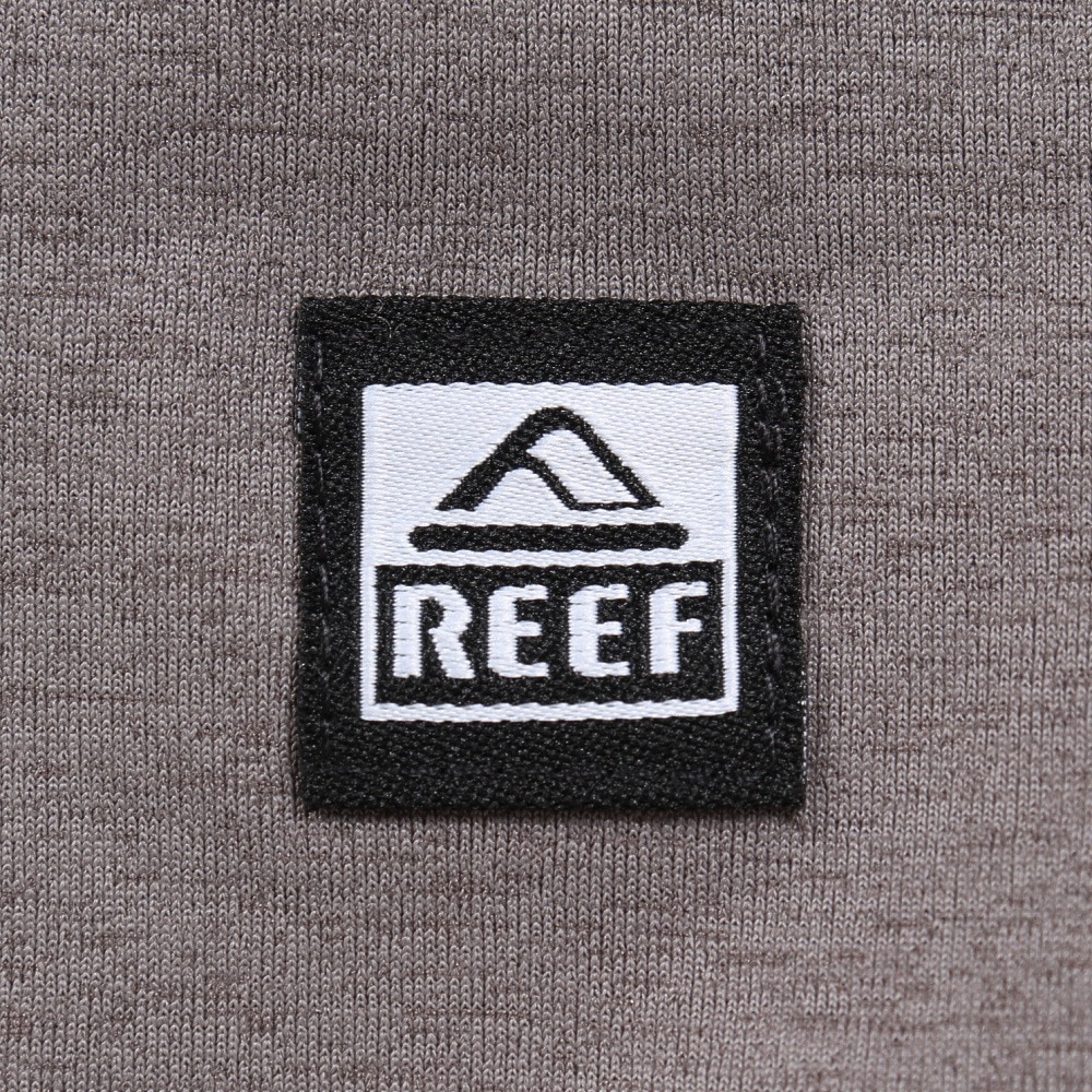 リーフ（REEF）（メンズ）ラッシュガード 半袖 Tシャツ UVカット 紫外線対策 ロゴ RFTEM2321 CHARCOAL Lサイズ