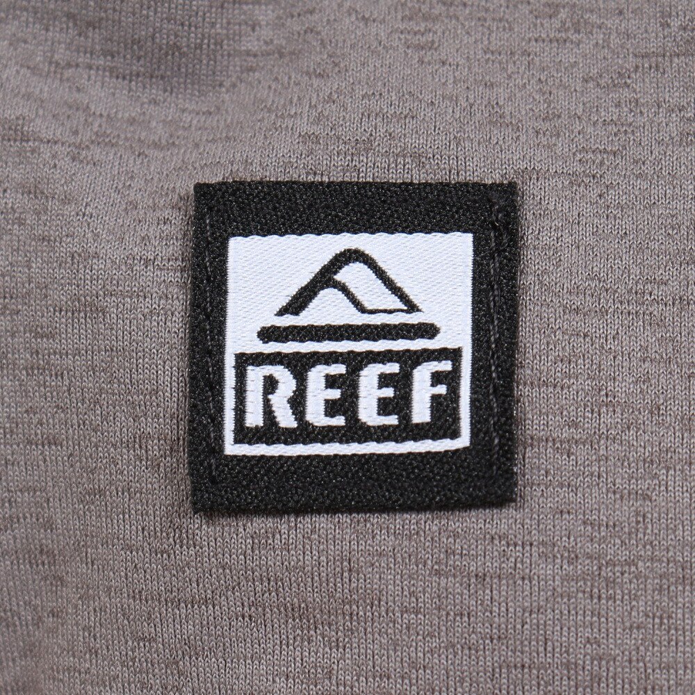 リーフ（REEF）（メンズ）ラッシュガード 半袖 Tシャツ UVカット 紫外線対策 ロゴ RFTEM2321 CHARCOAL LLサイズ