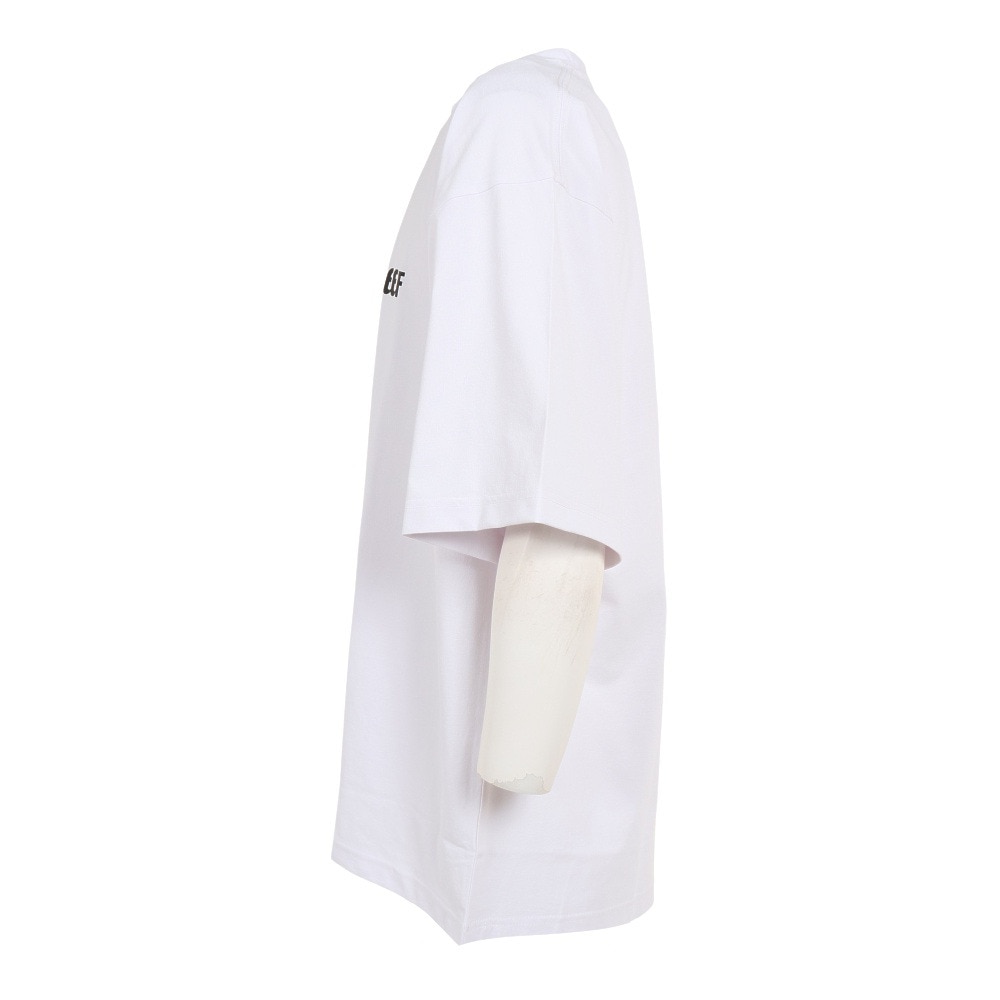 リーフ（REEF）（メンズ）ラッシュガード 半袖 Tシャツ UVカット 紫外線対策 ロゴ RFTEM2321 WHT Lサイズ