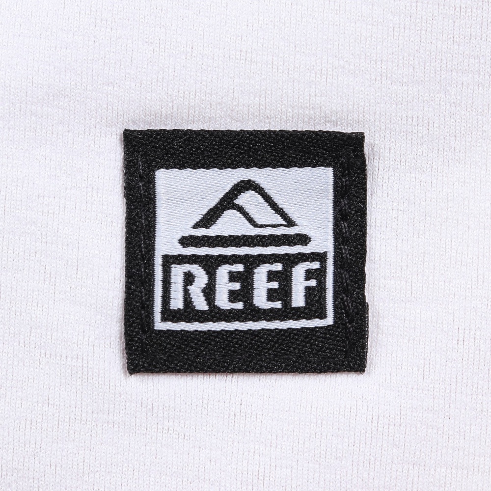 リーフ（REEF）（メンズ）ラッシュガード 半袖 Tシャツ UVカット 紫外線対策 ロゴ RFTEM2321 WHT Lサイズ