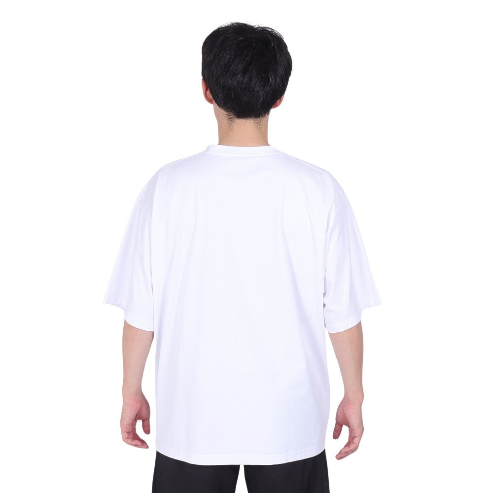 リーフ（REEF）（メンズ）ラッシュガード 半袖 Tシャツ UVカット 紫外線対策 ロゴ RFTEM2321 WHT LLサイズ