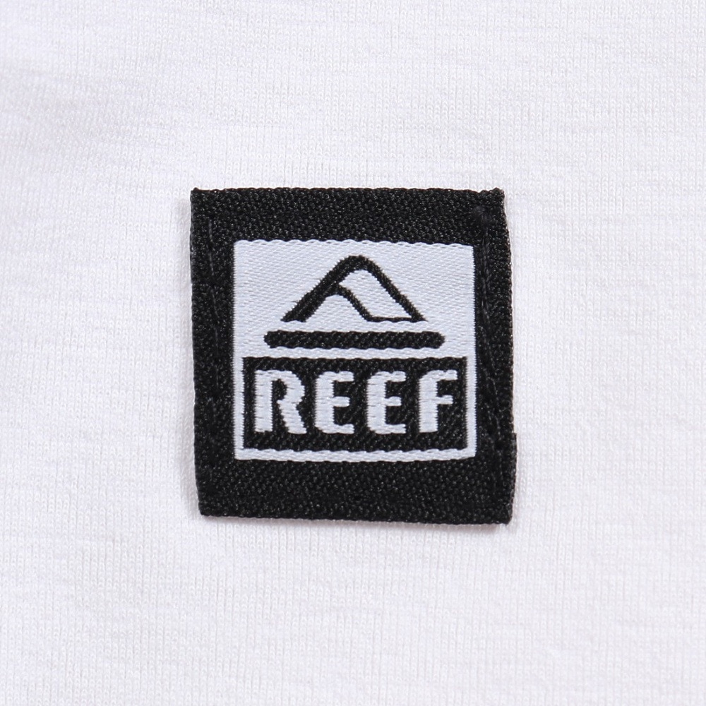 リーフ（REEF）（メンズ）ラッシュガード 半袖 Tシャツ UVカット 紫外線対策 ロゴ RFTEM2321 WHT LLサイズ