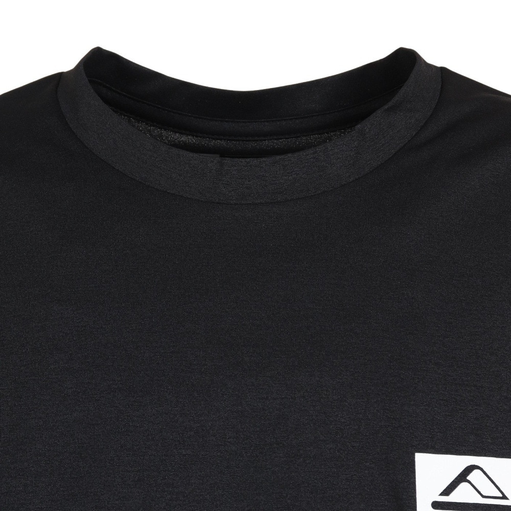 リーフ（REEF）（メンズ）ラッシュガード 半袖 Tシャツ UVカット 紫外線対策 ロゴ RFTEM2324 BLK Lサイズ