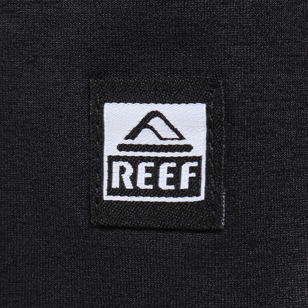 リーフ（REEF）（メンズ）ラッシュガード 半袖 Tシャツ UVカット 紫外線対策 ロゴ RFTEM2324 BLK Lサイズ