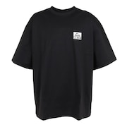 リーフ（REEF）（メンズ）ラッシュガード 半袖 Tシャツ UVカット 紫外線対策 ロゴ RFTEM2324 BLK Lサイズ