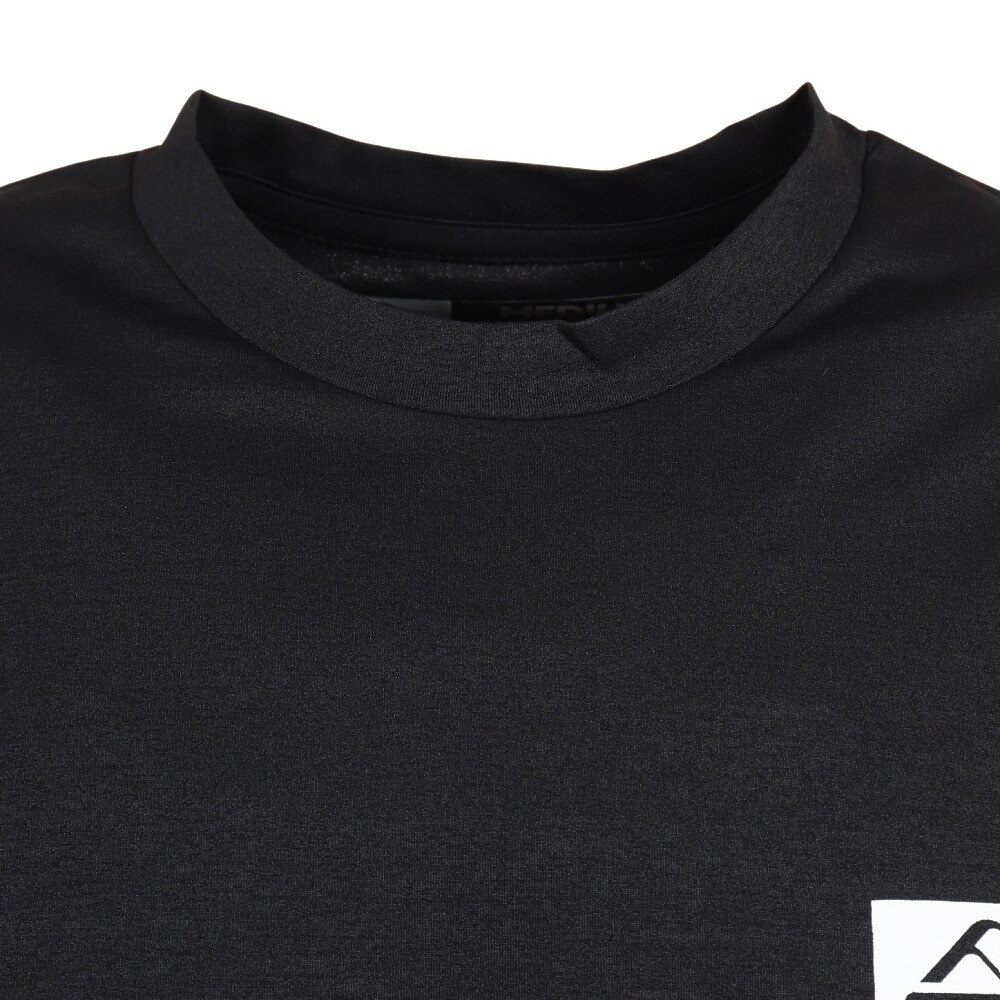 リーフ（REEF）（メンズ）ラッシュガード 半袖 Tシャツ UVカット 紫外線対策 ロゴ RFTEM2324 BLK Mサイズ
