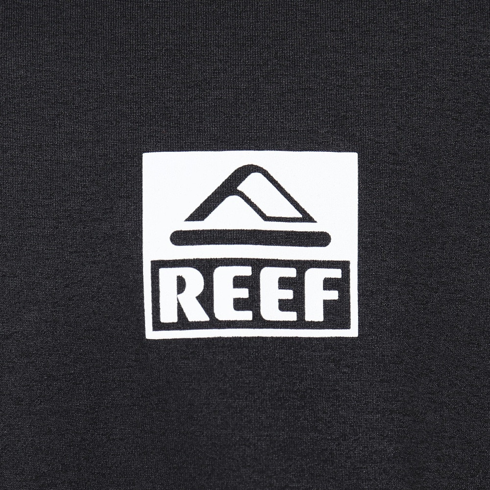 リーフ（REEF）（メンズ）ラッシュガード 半袖 Tシャツ UVカット 紫外線対策 ロゴ RFTEM2324 BLK LLサイズ