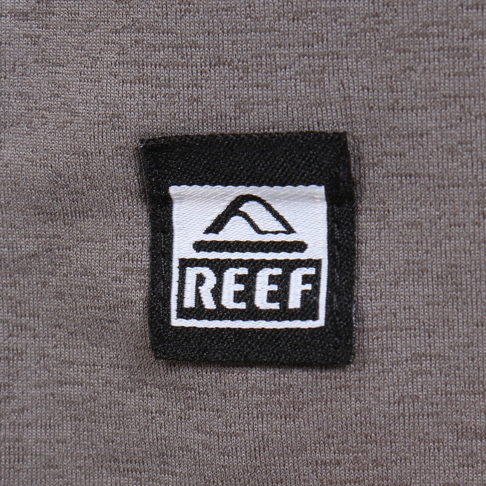 リーフ（REEF）（メンズ）ラッシュガード 半袖 Tシャツ UVカット 紫外線対策 ロゴ RFTEM2324 CHARCOAL Lサイズ