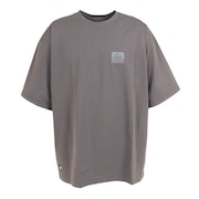 リーフ（REEF）（メンズ）ラッシュガード 半袖 Tシャツ UVカット 紫外線対策 ロゴ RFTEM2324 CHARCOAL Lサイズ