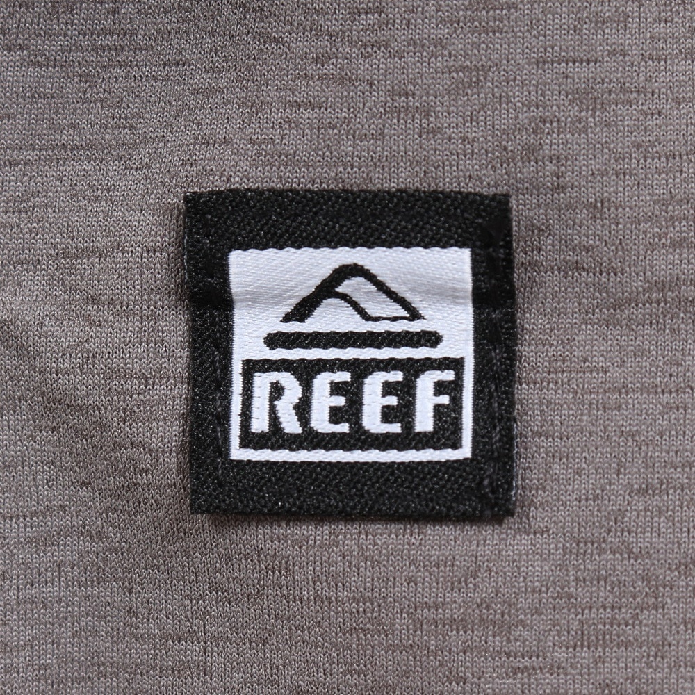 リーフ（REEF）（メンズ）ラッシュガード 半袖 Tシャツ UVカット 紫外線対策 ロゴ RFTEM2324 CHARCOAL Mサイズ