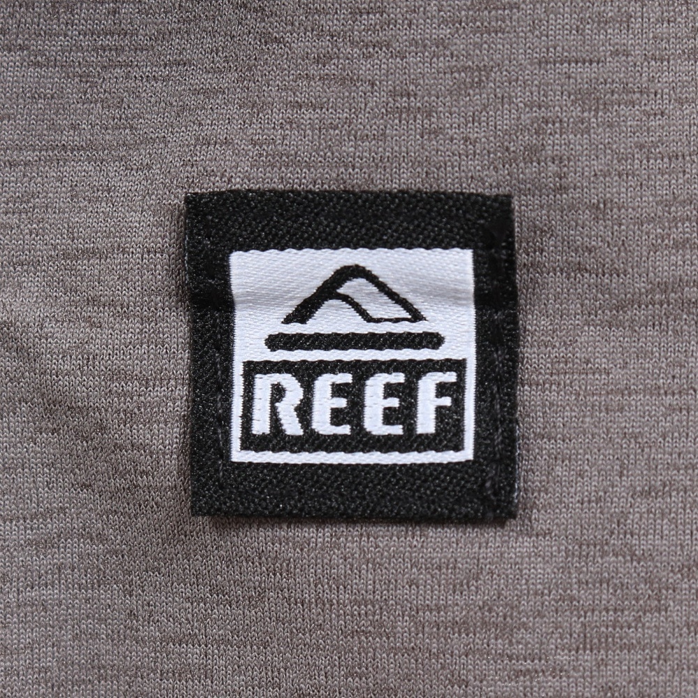 リーフ（REEF）（メンズ）ラッシュガード 半袖 Tシャツ UVカット 紫外線対策 ロゴ RFTEM2324 CHARCOAL Mサイズ